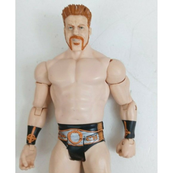2011 Mattel WWE Shamus Black & Orange Gear 7.25" Action Figure (B) - Picture 7 of 10